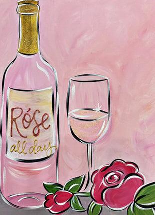 Rosé Wine Glass Dimensions & Drawings