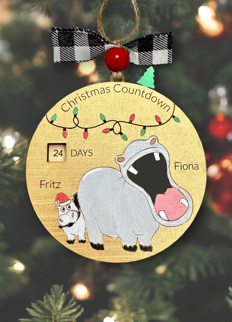 Fiona and Fritz Christmas Countdown Ornament Paint Kit