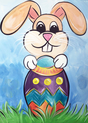 Easter Bunny Canvas Paint Kit