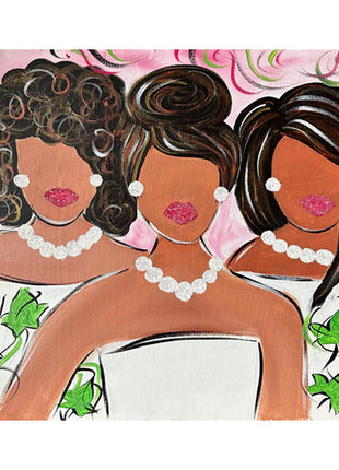 Sorority Sisters Canvas Paint Kit