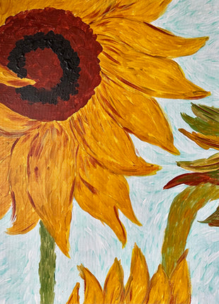 Van Gogh Sunflower Canvas Paint Kit
