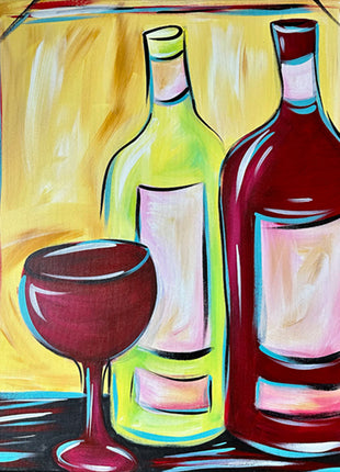 Red and White Wine Paint Kit