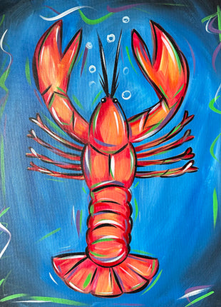 Lobster Canvas Paint Kit