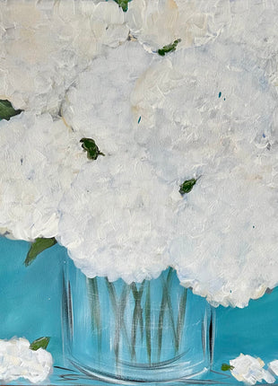 Hydrangeas Canvas Paint Kit