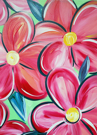Funky Flowers Paint Kit