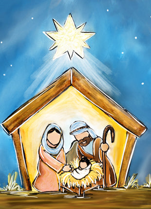 Nativity Canvas Paint Kit